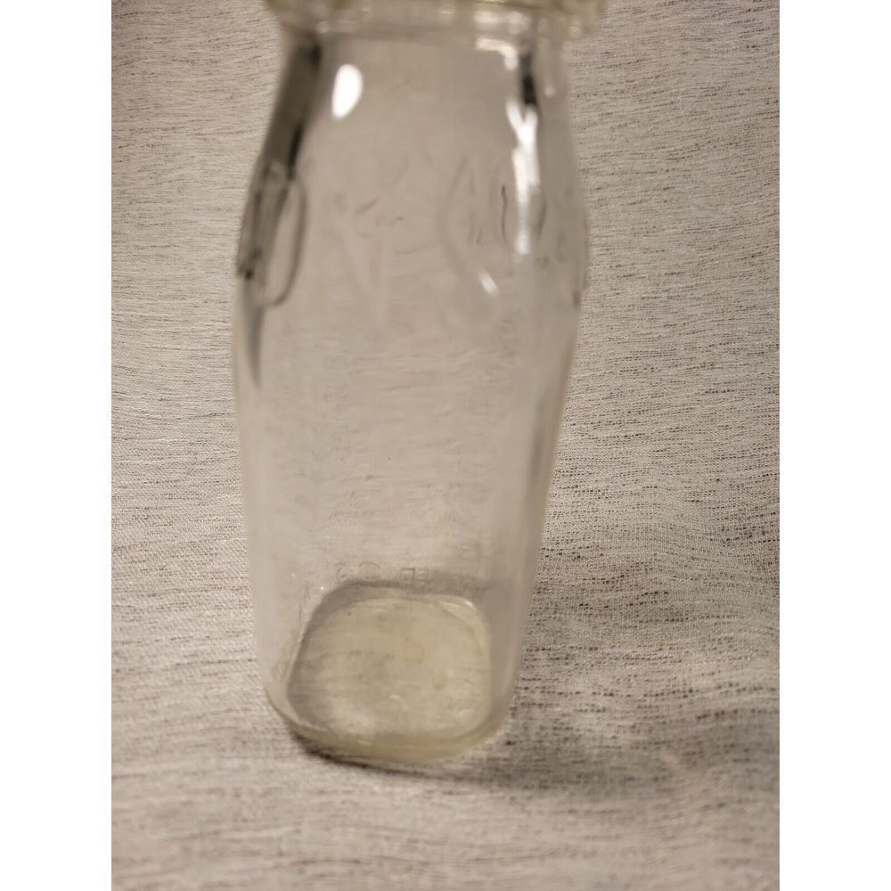 Masons Dairy Duraglas 17 62 Embossed Half Pint Milk Bottle Vintage - Picture 4 of 15